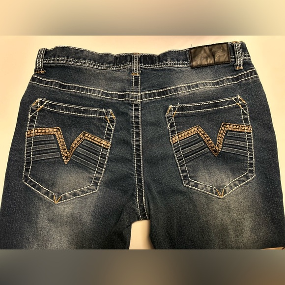 True Luck Mens Size‎ 34 x 30 Bootcut Heavy Stiching Jeans - Picture 16 of 16